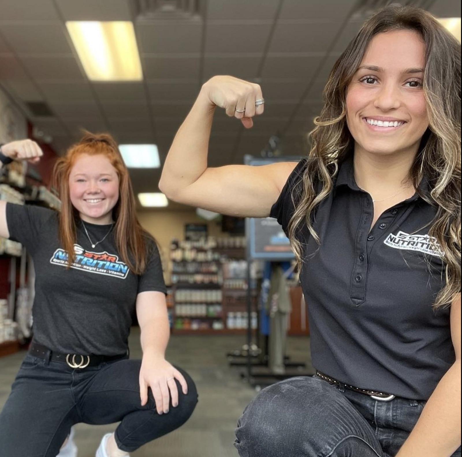 5 Star team members flexing