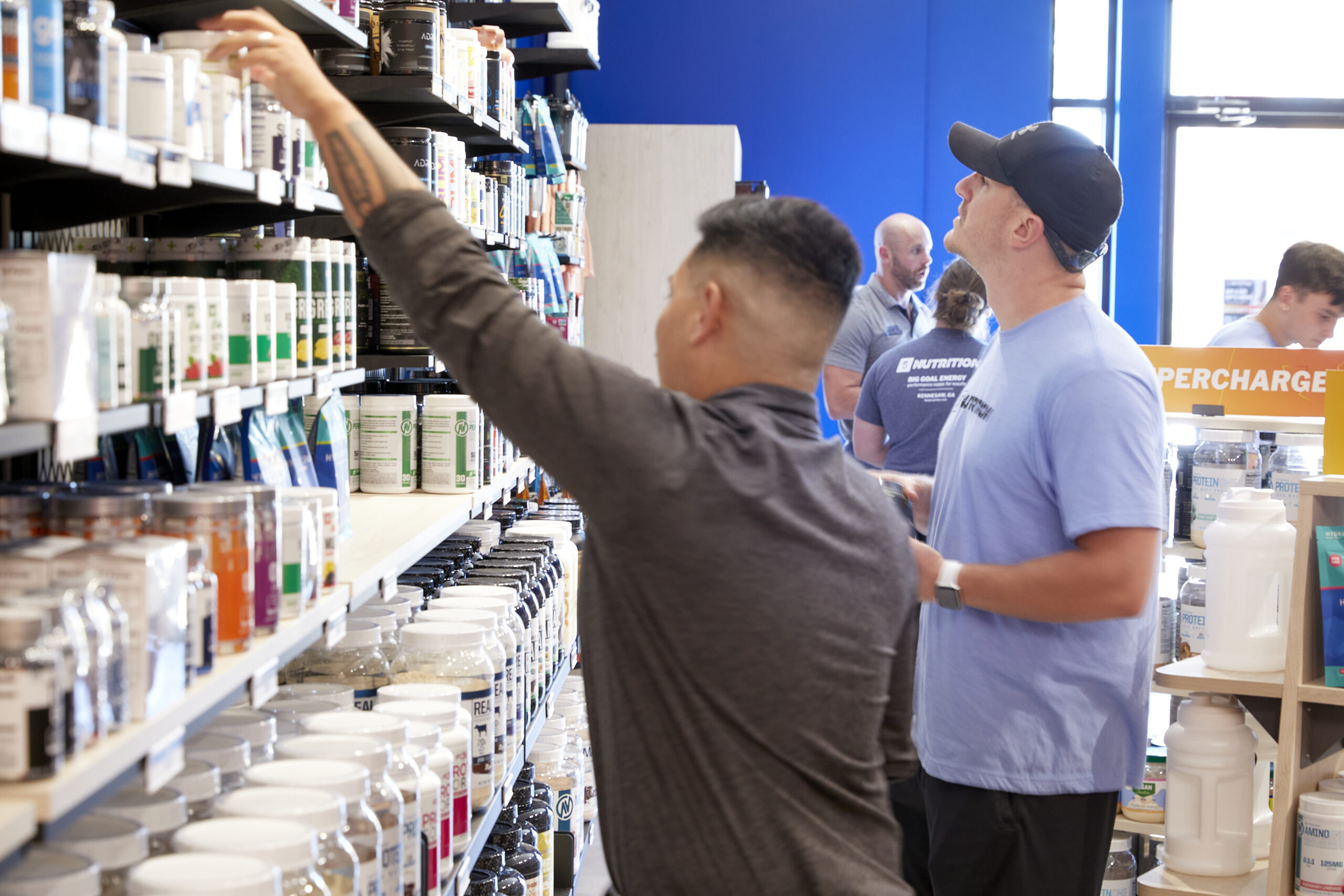 employee and customer